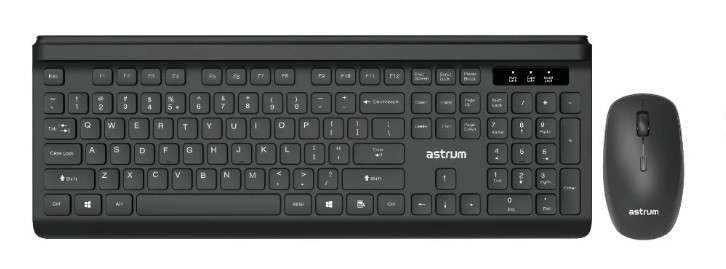 KEYBOARD AND MOUSE WIRELES ASTRUM KW320