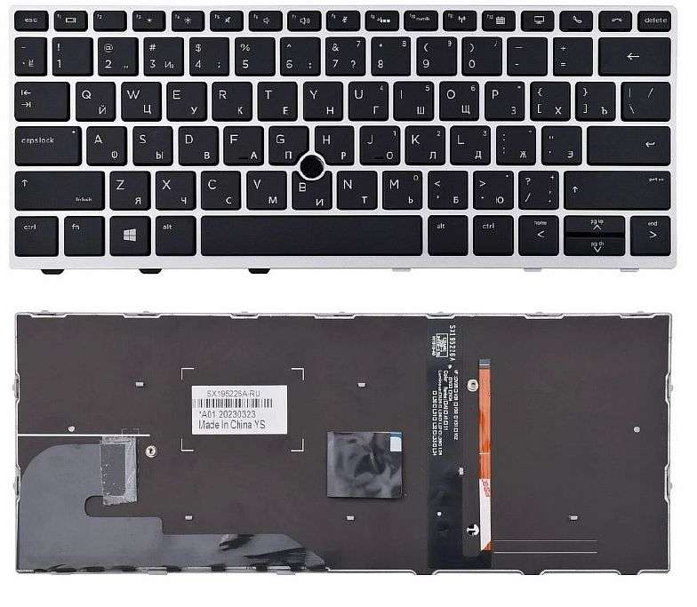 LT KB HP 830 G6 SILV NO BL N/TP(K154)