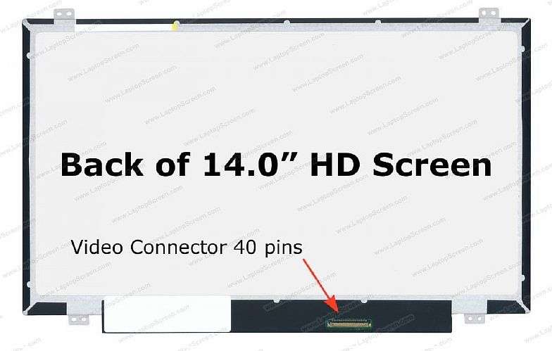 14" LCD 1366X768 40PIN+SCREWS+LIP(SCR13