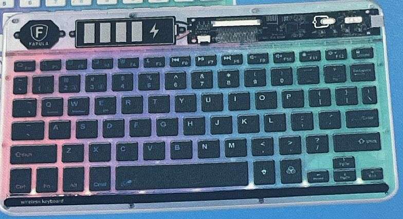KEYBOARD WIRELESS WITH BRGB LIGHTS