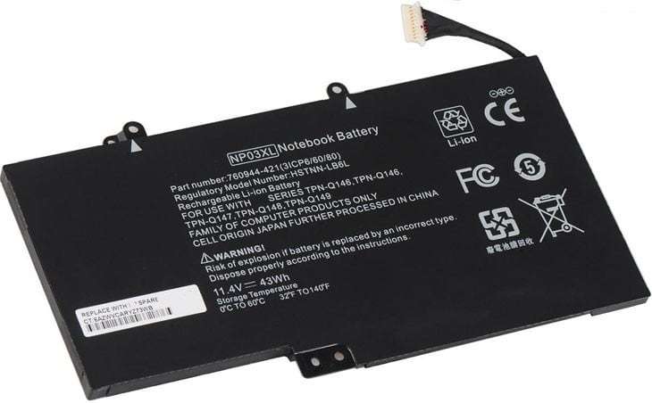 BAT X360 13-A010DX 13.3" NP03XL(B159)