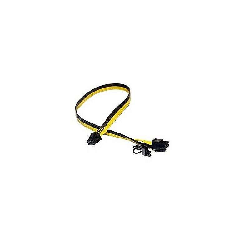 6 PIN MALE TO 6 PIN MALE + 2 PIN CABLE