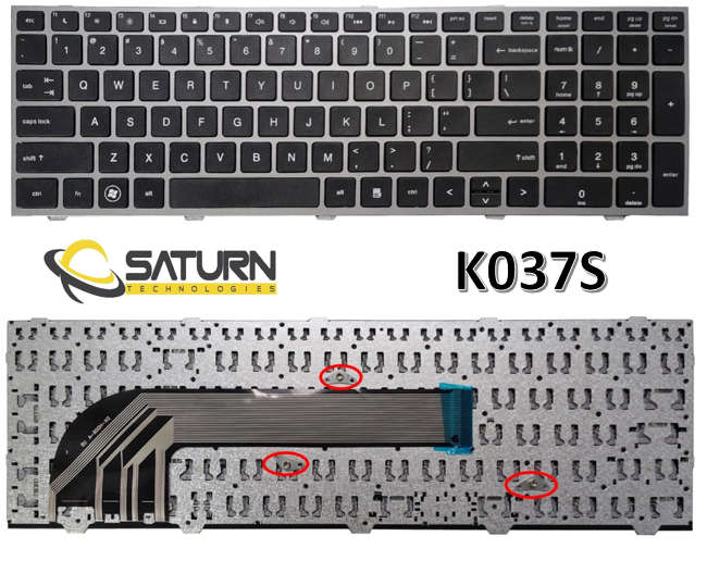 LT KB HP HP PROBOOK 4540S,SLVR FRME(K037S)