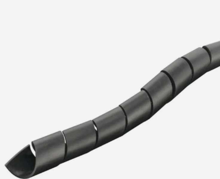SPIRAL CABLE TIDY 19MM BLACK