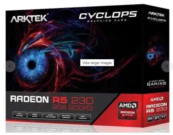 GRAPHICS CARD ARKTEK R5 230 2G DDR3 64B