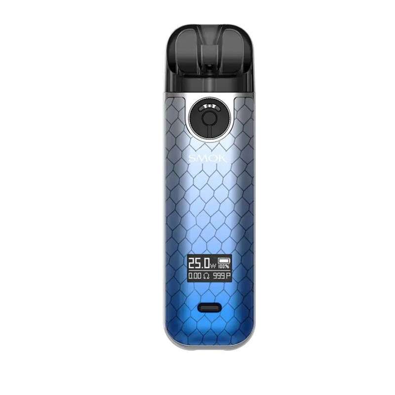 Smok Novo 4 Vape Pod Kit - Blue Grey Cobra