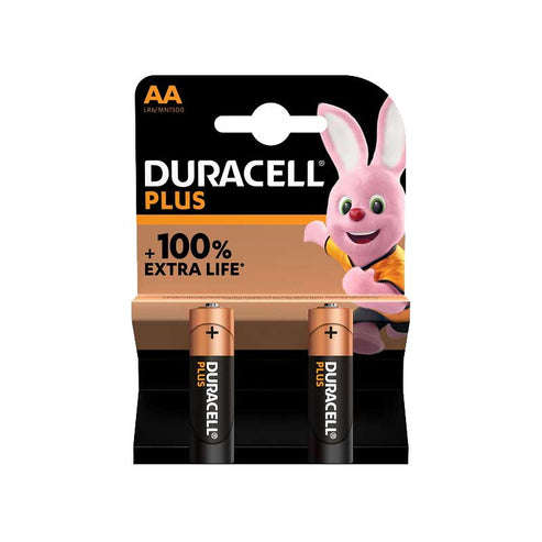 DURACELL Plus Battery AA Penlight 1.5v ( Pack of 2 )