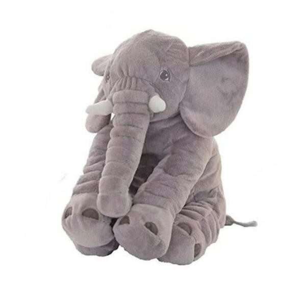 Baby Elephant Pillow (Grey)