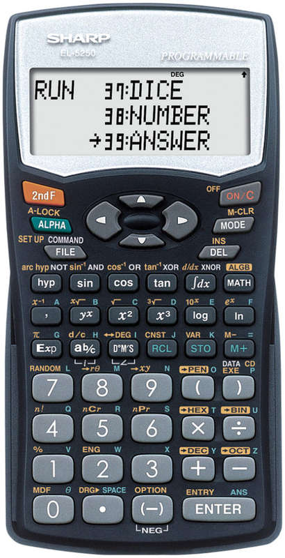 Sharp EL-5250 (Sharp EL5120)Programmable Scientific Calculator