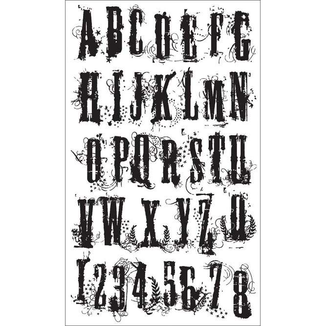 Tim Holtz - Grudge Alphabet