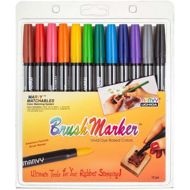 Brush Markers - Primary