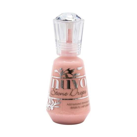 Nuvo Stone Drops - Rosebud Pink