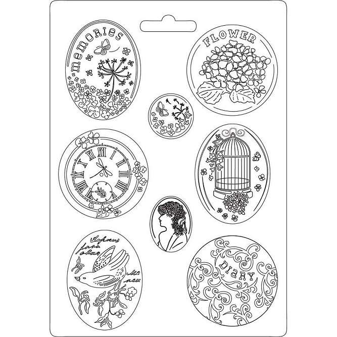 Stamperia Soft Maxi Mould - Hortensia