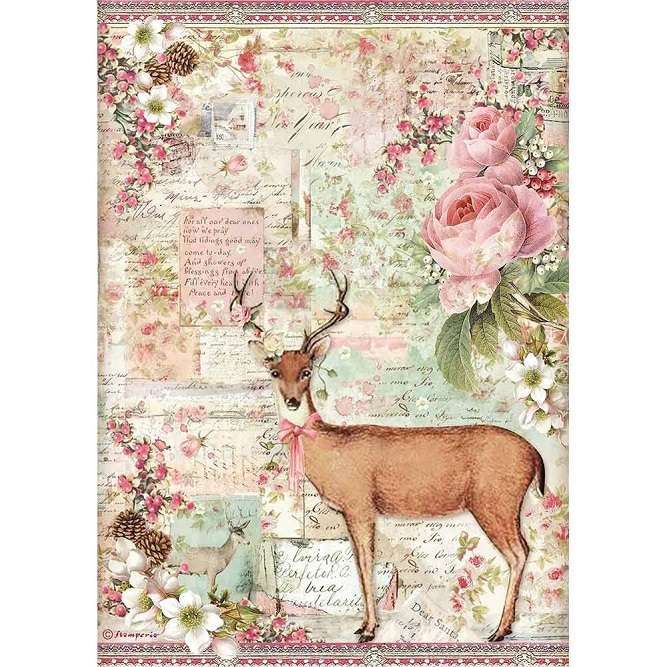 Stamperia Rice Paper - Deer