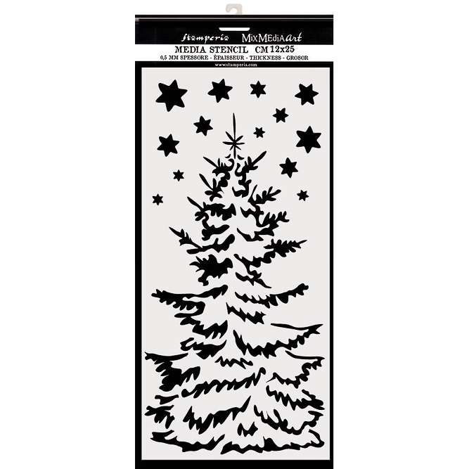 Stamperia Thick stencil 12X25 - Christmas Tree