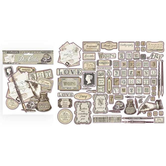Stamperia - Calligraphy Die-Cuts