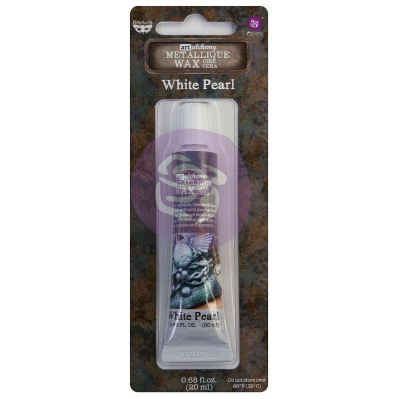 Prima - Metallique Wax White Pearl