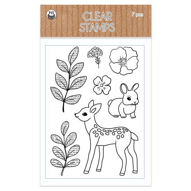 Piatek - Forest Tea Party Tags Stamps