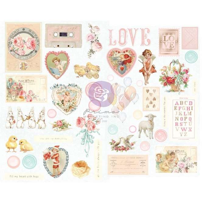 Find It - Magic Love Chipboard Stickers