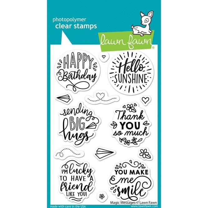 Lawn Fawn - Magic Messages Stamp