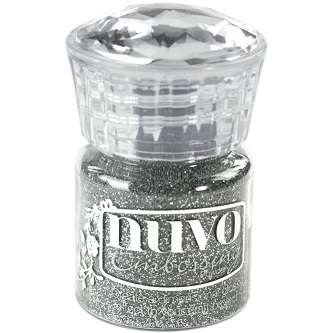 Nuvo Embossing Powder - Silver Moonlight