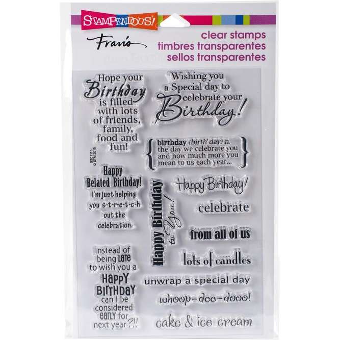 Stampendous - Birthday Assortment