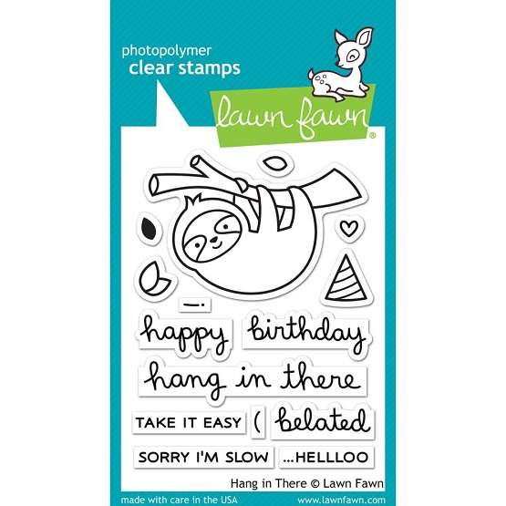 Lawn Fawn - Hang In There Stamp