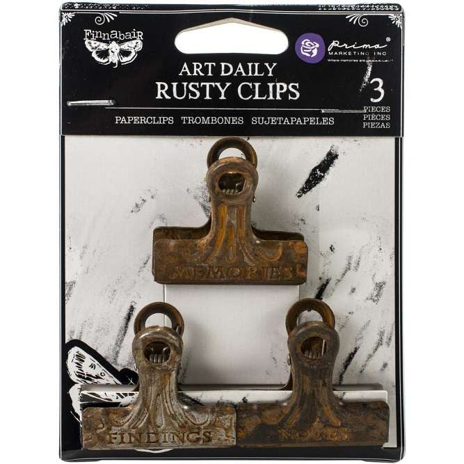 Prima - Rusty Binder Clips