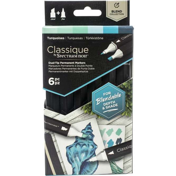 Classique Alcohol Markers - Turquoises