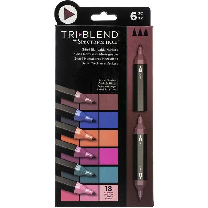 Triblend Markers - Jewel Shades