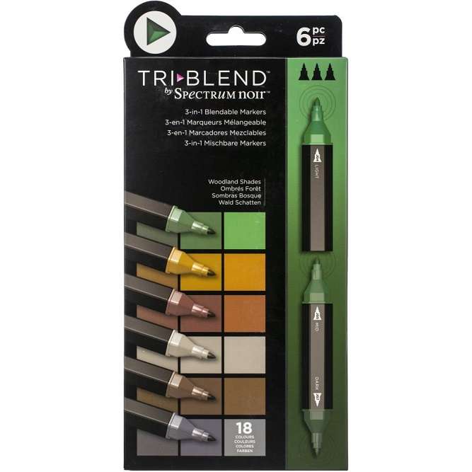 Triblend Markers - Woodland Shades