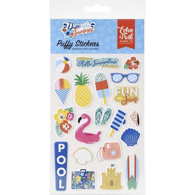 EP - Summer Puffy Stickers