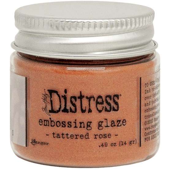 Tim Holtz Embossing Glaze - Tattered Rose
