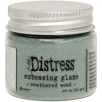 Tim Holtz Embossing Glaze - Weathered Wood