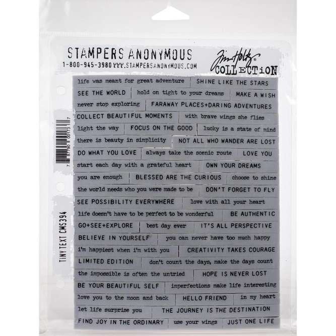 Tim Holtz - Tiny Text