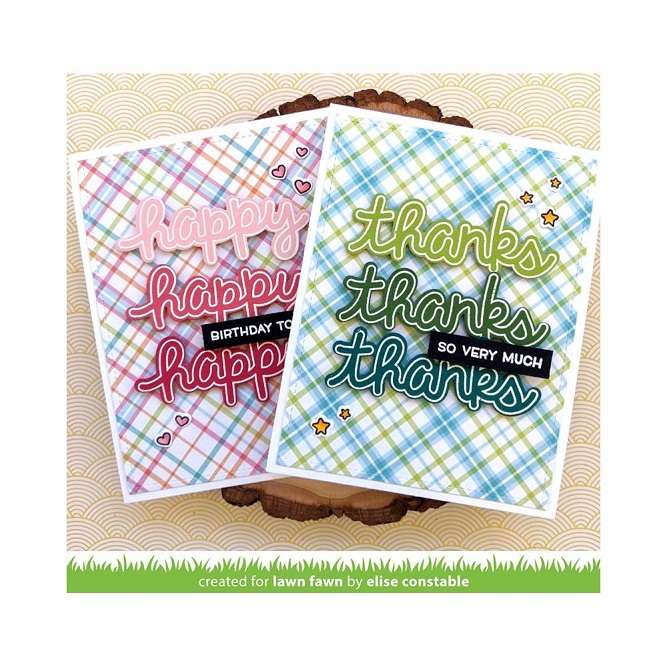 Lawn Fawn - Scripty Bubble Sentiments