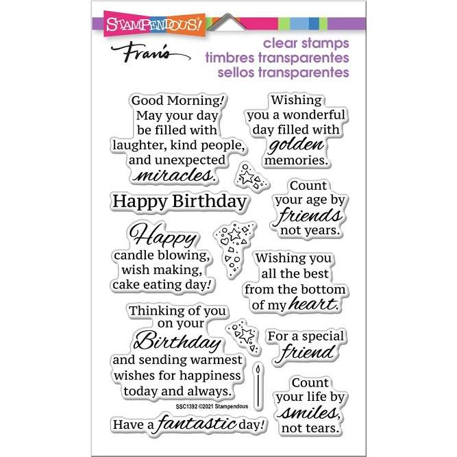 Stampendous - Birthday Smiles