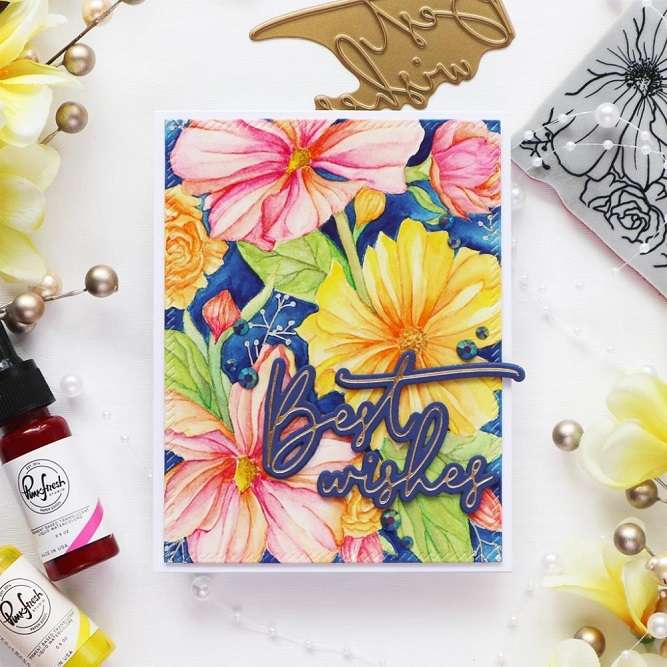 Pinkfresh - Floral Focus Stamp