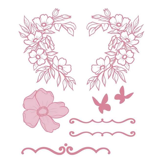 Couture Creations - Wreath Florals