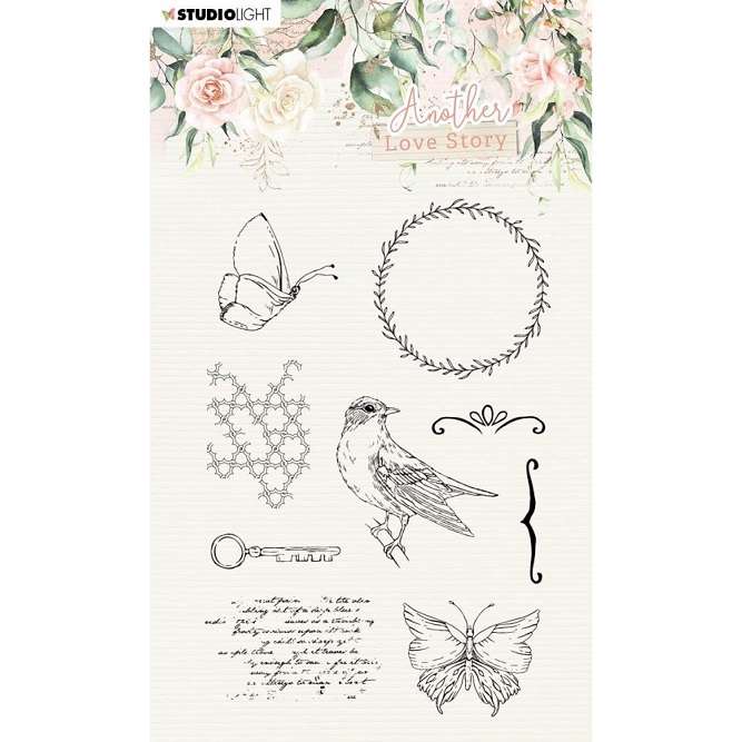 Studio Light - Romantic Elements Stamps