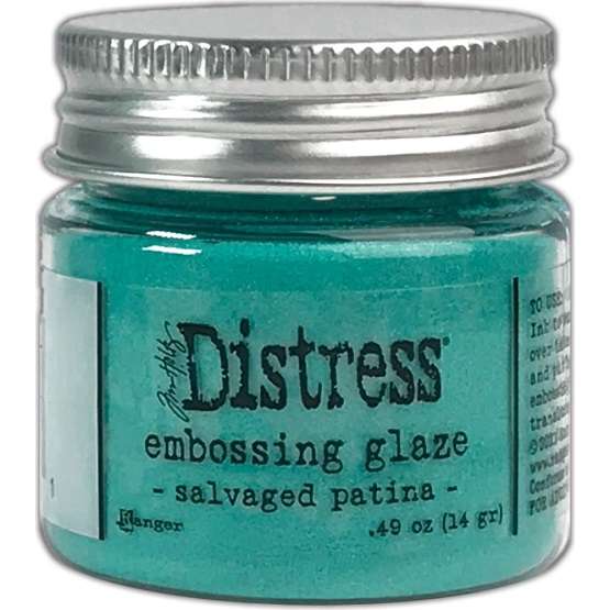Tim Holtz Embossing Glaze - Salvaged Patina