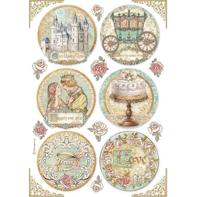 Stamperia Rice Paper - Sleeping Beauty