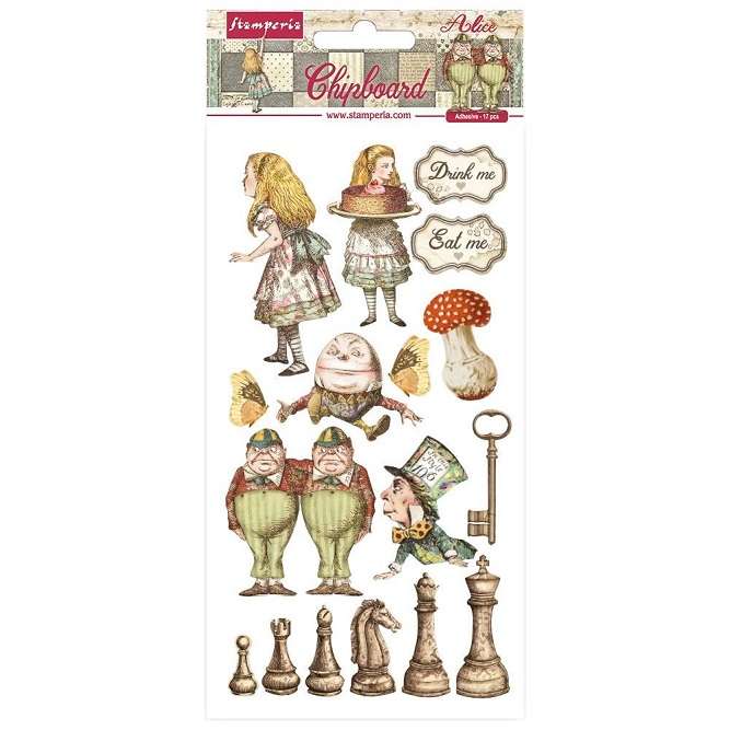 Stamperia - Alice Through The Looking Glass Die Cuts
