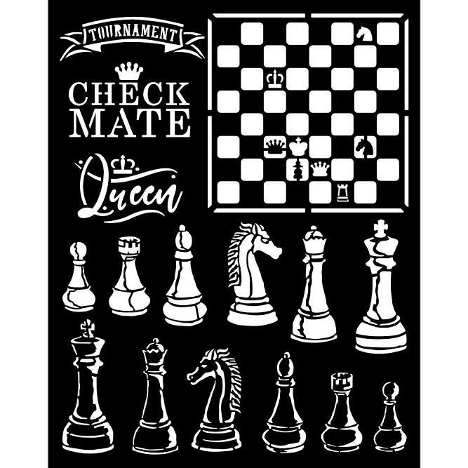 Stamperia - Alice Check Mate