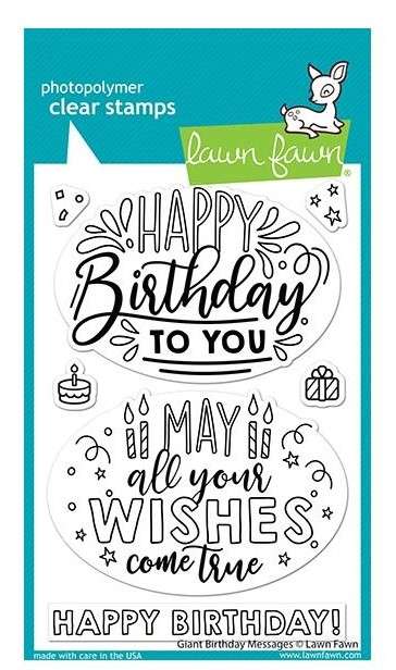 Lawn Fawn - Giant Birthday Messages