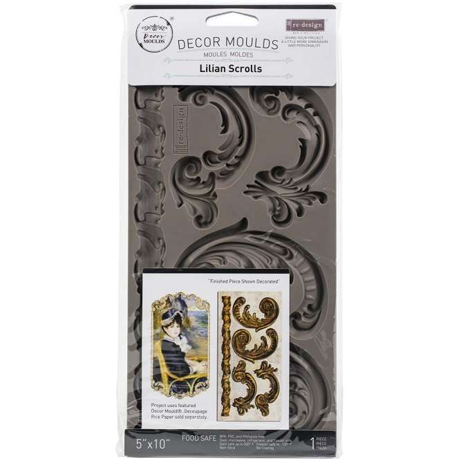 Prima - Decor Mould - Lilian Scrolls