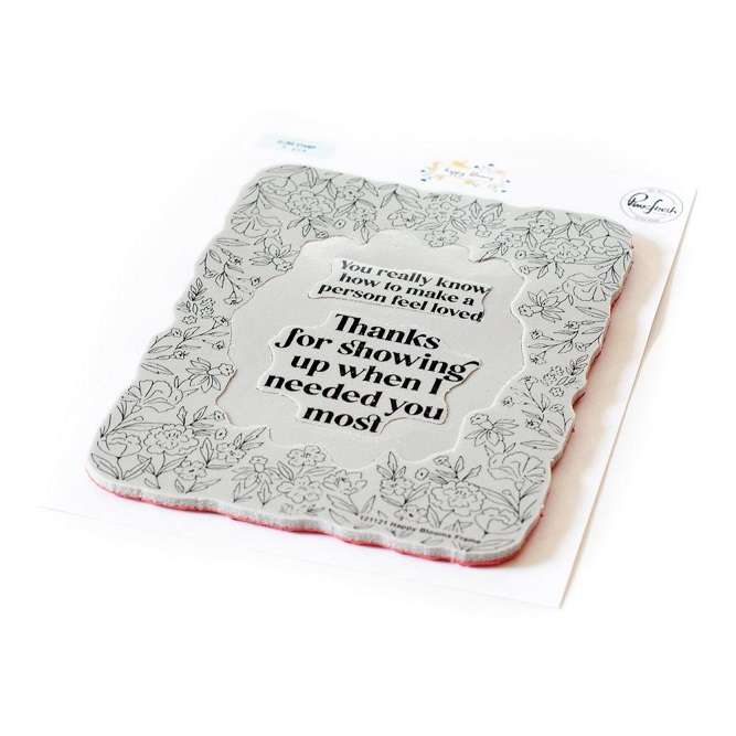 Pinkfresh - Happy Blooms Frame  Stamp
