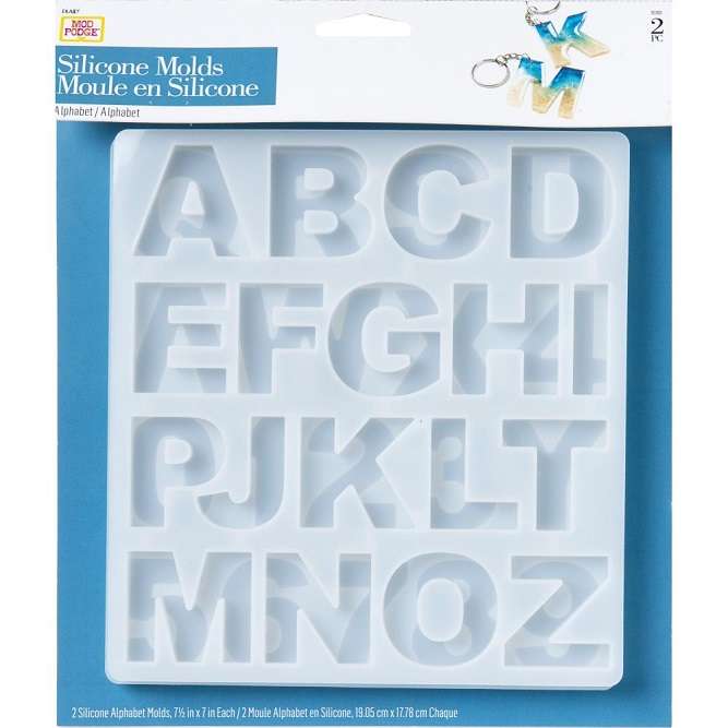 Mod Podge Alphabet Mold