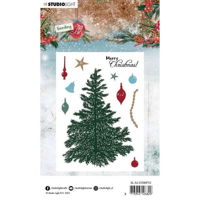 Studio Light - Build A Christmas Tree Stamp