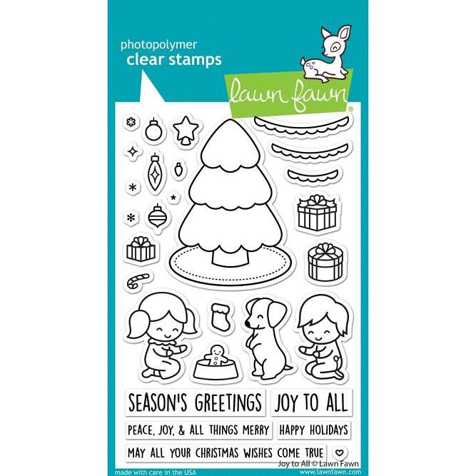 Lawn Fawn -Joy To All Stamp